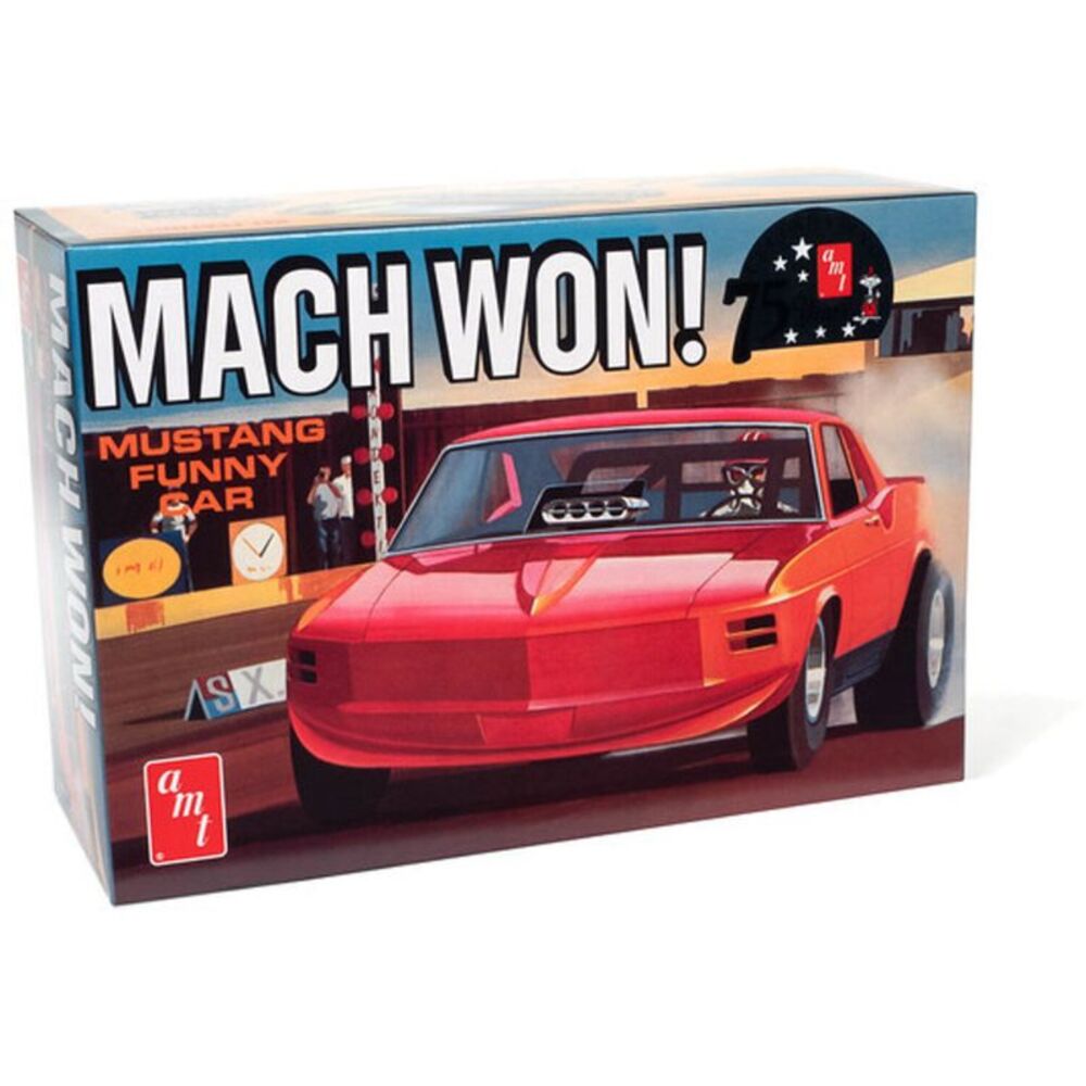 AMT 1970 Ford Mustang Funny Car Mach Won 1/25 Scale Model Kit  COLLECTIBLES